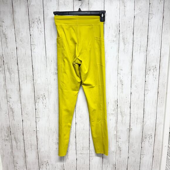 Offline by Aerie Pants Women Size Small Hi-Rise Yellow Joggers Athletic Pockets - Picture 6 of 6